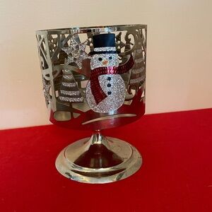 Winter Wonderland Snowman Candle Holder